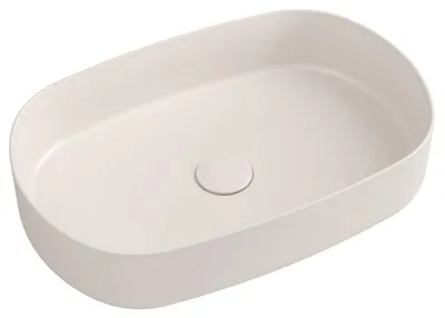 Produktbild von Isvea INFINITY OVAL Aufsatzwaschbecken 55x36cm, Ivory