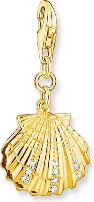 Produktbild von Thomas Sabo Anhänger Charm-Club Muschel Gold