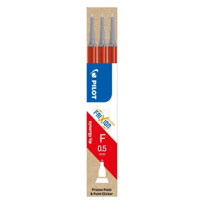 Obrázek produktu pro Pilot FriXion Point, Černá, Střední, Černá, Kov, 0,5 mm, 0,25 mm