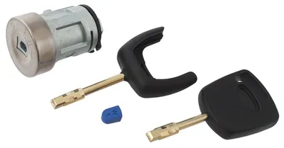 Für Ford Mondeo III ab 2000-2007 Zündschloss Schliesszylinder + 2x Schlüssel in der Farbe von GOLDCAR