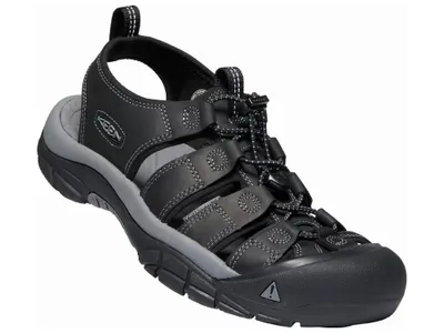Produktbild von Keen Newport Herren Wandersandalen Black/Steel Grey Größe 40.5