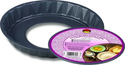 Produktbild von Pečicí forma s odnímatelným dnem 28 cm šedá