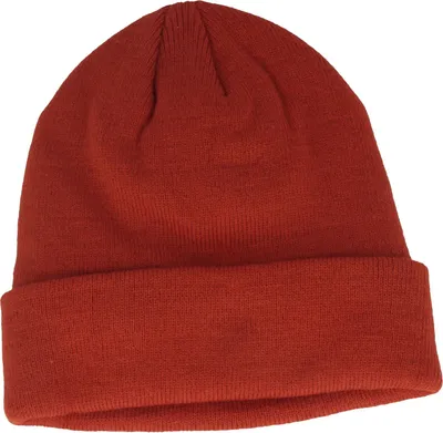 Balke glatte Strickmütze mit Rollrand & Thinsulate-Futter in rot