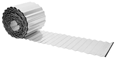 Obrázok produktu pre vidaXL Ochranný obrubník na trávnik, 10 m x 15 cm, pozinkovaná oceľ, strieborná farba
