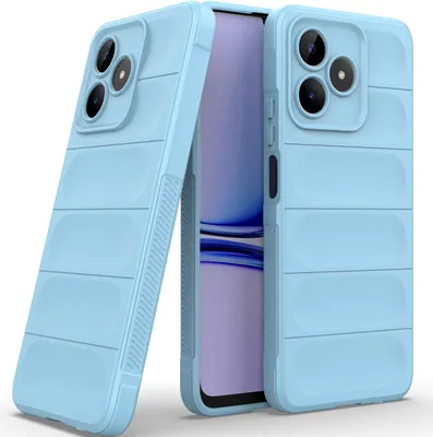 Produktbild von Handyhülle für Realme C55 Weich TPU Silikon Stossfest Anti-rutsch Hülle Blau