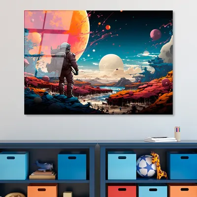 Immagine prodotto di Wallity, UV-1202 - 70 x 100, Quadro decorativo in vetro temperato, Multicolore, 100 % vetro temperato, 70 x 100 cm