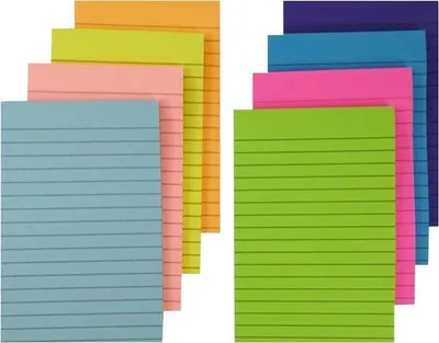 Obrázek produktu pro Barevné poznámkové lístky 360 listů 10 x 15 cm pro domácnost a kancelář