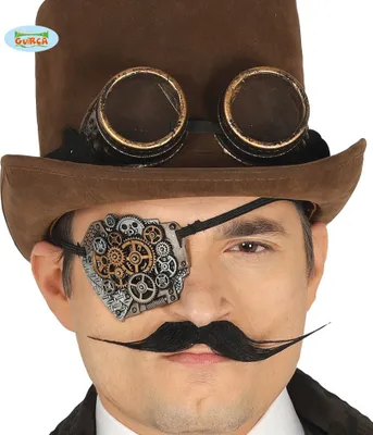 Produktbild von Streampunk Punk Brille bronze Partybrille