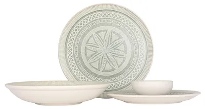 Obrázek produktu pro Sada nádobí Kütahya Porselen (velká) – Miras – 24 kusů – pro 6 osob – porcelán