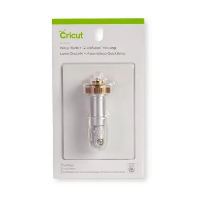 Produktbild von Cricut Wavy Blade + QuickSwap Housing, Silber, 1 Stück(e)