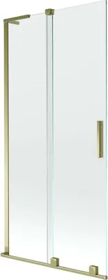 Zdjęcie produktu dla Mexen Velar L parawan nawannowy 2-skrzydłowy 95x150cm, złoty