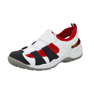 Produktbild von Rieker Komfort Schnürschuhe Blau Gelocht Damen 362D4C30353631 Weiß 36 EU