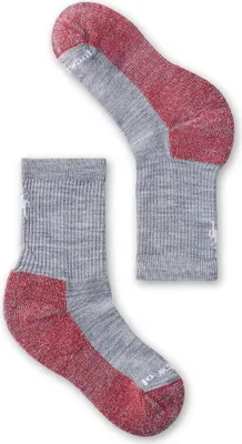 Produktbild von Smartwool Kinder Light Cushion Crew Wandersocken light gray 33-36