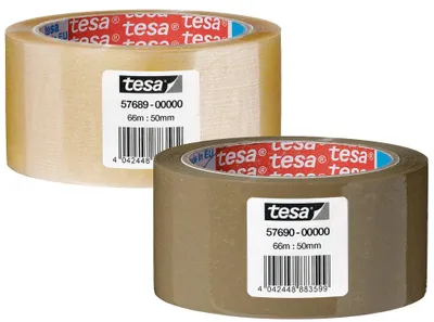 Produktbild von TESA CF6NASTRO SILENZIOSO AVANA 50MMX66M 66 m Braun