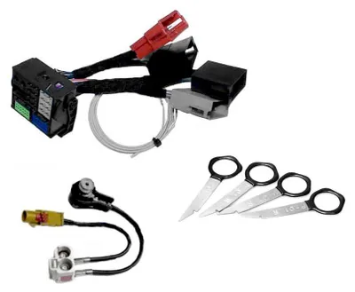 Image de Câble adaptateur Radio Original Kufatec pour Audi A3 8P et A4 8E, compatible avec les modèles Concert et Symphony 3