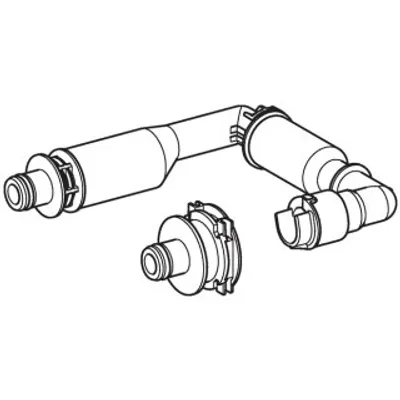 Produktbild von Geberit 243326001 Wasserteil für integr. Urinal-Strg.