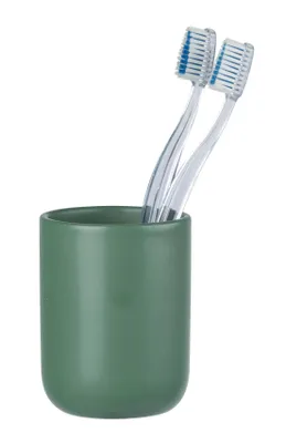Obrázek produktu pro Zelený kelímek na zubní kartačky, keramický, Ø 7,6 cm, Allstar