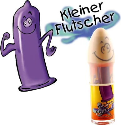 Produktbild von Krugmann 10 x Kleiner Flutscher Shot Pflaumenlikör 15 % Vol. Kondom á 0,02 L