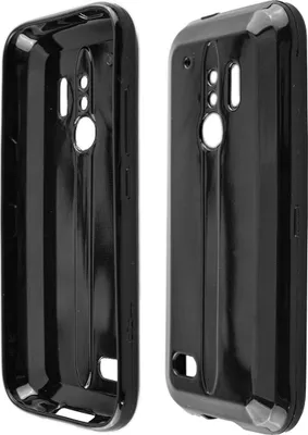 Produktbild von caseroxx Schutz-Hülle TPU-Hülle kompatibel mit HOMTOM HT80, Gummi Handy Tasche schwarz