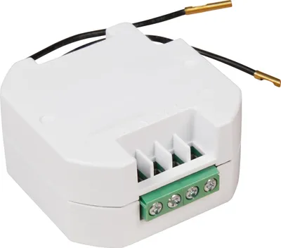 Produktbild von Funk-Empfänger McPower "Kinetic", max. 2.300W, max. 150m, für Schalterdosen, ergänzt einen Schalter