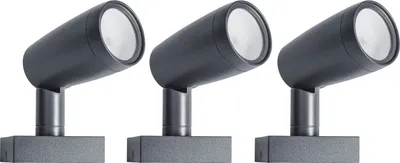 Immagine prodotto di LEDVANCE Luce da giardino LED intelligente con tecnologia WiFi, pacchetto base con 3 faretti per esterni, colori RGB modificabili, compatibile con Google e Alexa Voice Control, SMART+ WIFI GARDEN SPOT 3P