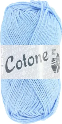 Produktbild von Lana Grossa COTONE 50 g vielseitiges Baumwoll-Basicgarn 125 m Farbe 125 - Himmelblau