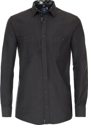 Produktbild von REDMOND Langarmhemd Schwarz 2XL Modern Fit