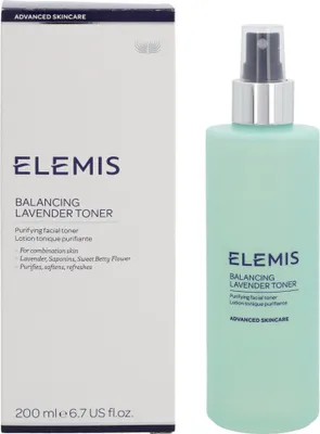 Obrázok produktu pre Elemis Balancing Lavender Toner, Tvárové tonikum, Unisex, 200 ml, Zmiešaná pleť, Čistiace, Osviežujúce, Upokojujúci, Sprej