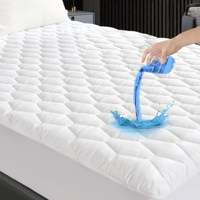 Immagine prodotto di Coprimaterasso impermeabile 160x190x40 cm - Traspirante e silenzioso