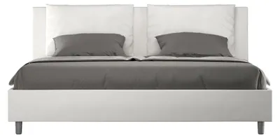 Immagine prodotto di Letto Matrimoniale Large 180x200 cm Senza Rete Antea Bianco