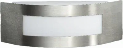 Produktbild von Massive Wandleuchte 170354710, Wandbeleuchtung für den Außenbereich, Edelstahl, Edelstahl, Synthetik, IP44, Garten, II