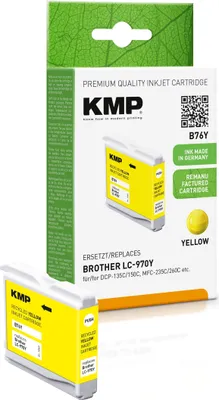 Zdjęcie produktu dla KMP B76Y, Żółty, 4,9 ml, 1 szt., 300 stron(y), Jednopak