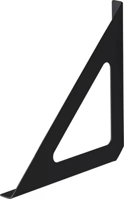 Produktbild von Dolle Regalträger Tri 19 x 19 cm schwarz Metall