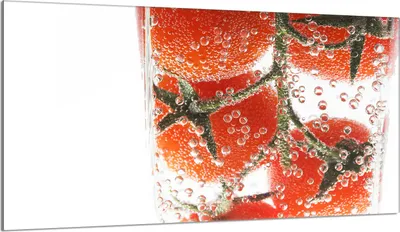 Produktbild von Herdabdeckplatte 90x52 Glaskeramikkochfeld Abdeckung Spritzschutz Glasplatte Deko Schneidebrett, Tomaten Rot