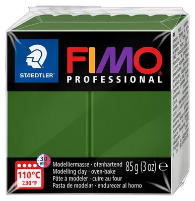 Produktbild von Staedtler FIMO 8004-057, Knetmasse, Olive, 1 Stück(e), 1 Farben, 110 °C, 30 min
