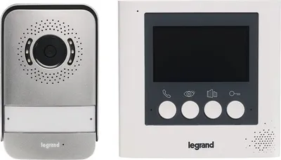 Image de Interphone avec kit vidéo 4,3 pouces, 2 fils, Legrand 369110