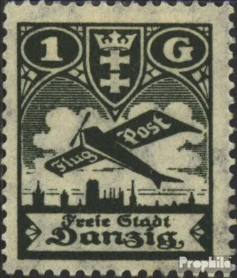 Produktbild von Briefmarken Danzig 1924 Mi 205 gestempelt Flugpost