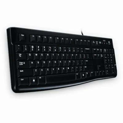 Produktbild von Logitech Keyboard K120 for Business, Kabelgebunden, USB, QWERTZ, Schwarz