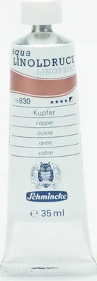 Produktbild von Schmincke aqua-LINOPRINT Linoldruckfarben 35 ml - 830 Kupfer