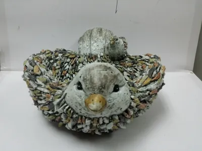 Produktbild von Bird Blumengefäß Vogelnestform Gartendekoration Gartenfiguren für Außen für Fest