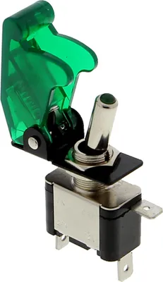 Produktbild von Kippschalter / Rockerswitch 12V 12A LED beleuchtet Farbe: Grün