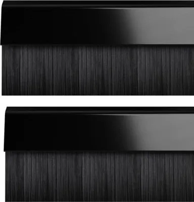 Produktbild von Famanu Türdichtungsbürste mit Clip-On-Installation - Schwarz, 914 mm, Set von 2 Stück