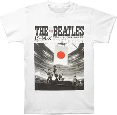 Obrázek produktu pro The Beatles - Tričko "At The Budokan" pro muže/dámy Uni RO1698 (XXL) (Bílá)