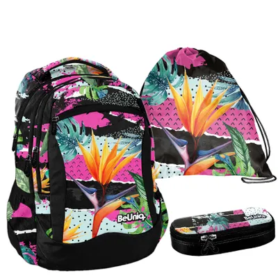 Produktbild von Schulrucksack BeUniq - 3-Teiliges Set