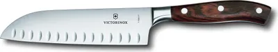 Image de Grand Maître, couteau Santoku, 17cm, cannelures, mod. Érable, G