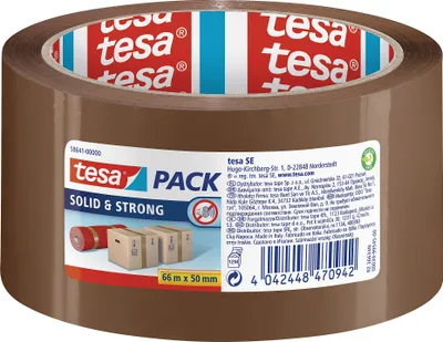 Produktbild von TESA 58641-00000-00, Braun, Verpackung, Polypropylen (PP), 66 m, 50 mm, 1 Stück(e)