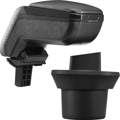 Immagine prodotto di Bracciolo centrale di design COMPLETO in pelle nera per Mini R55 R56 R57 2006-