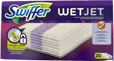 Produktbild von Swiffer WetJet Bodenwischer Reinigungstücher 20 Stück Nachfüllpack