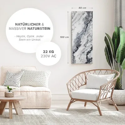 Produktbild von Marwona Qarama Infrarotheizung 800 W mit Funkthermostat –  Germany
