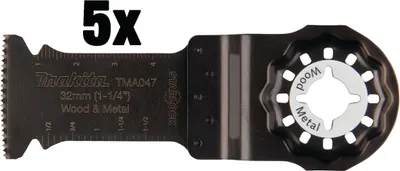 Produktbild von Makita TMA047 Tauchsägeblatt Set 5 tlg. Starlock OIS / Plus / Max ( B-64814-5 ) 32 x 50 mm